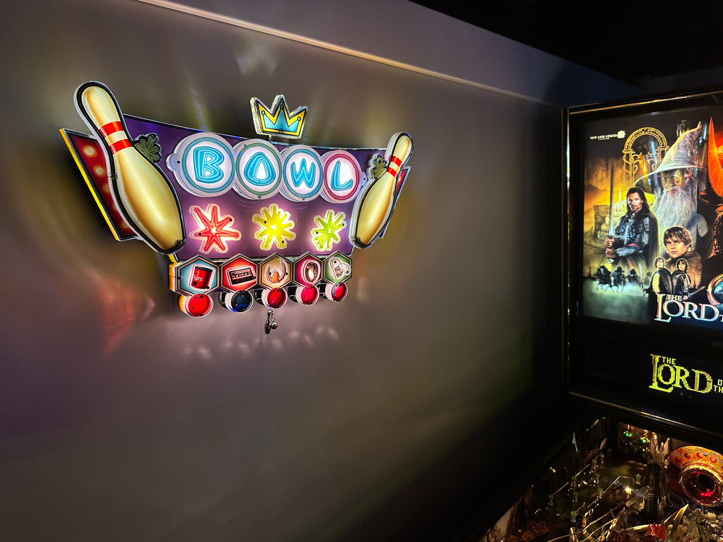 The Big Lebowski Pinball Wall Art